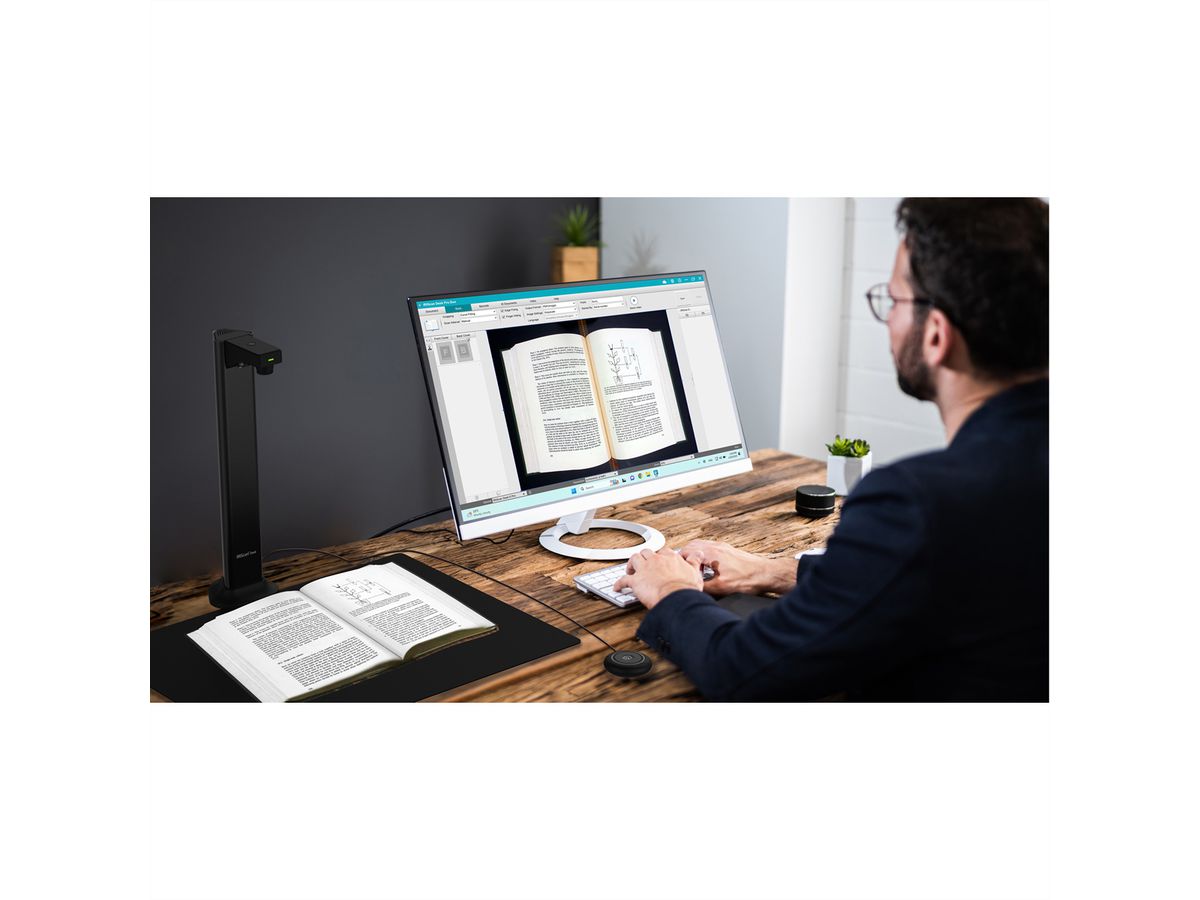 IRIScan Desk 7 Business A3 Dokumentenscanner, Mobiler Desktop-Kamerascanner