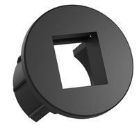 BACHMANN MINI PIX Passe-câble, Ø28mm, noir