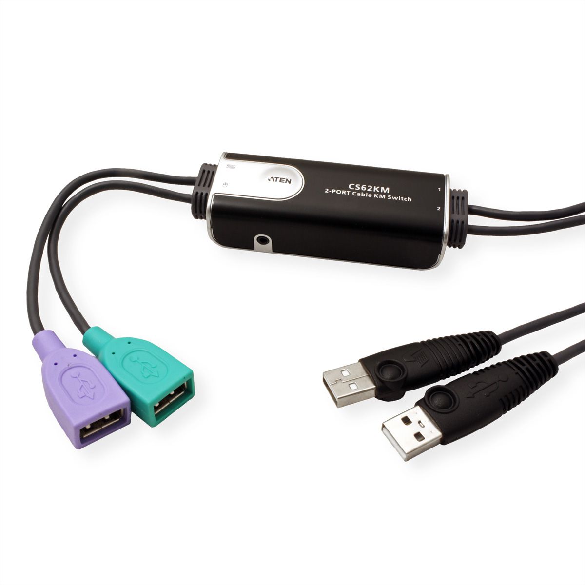 ATEN CS62KM 2-Port Boundless KM Switch