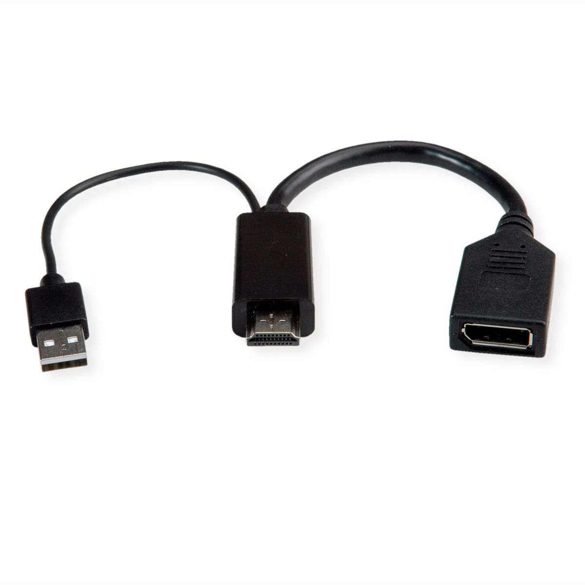 ROLINE Adaptateur HDMI - DisplayPort, 4K, actif, v1.2, HDMI M - DP F, Actif  - SECOMP AG