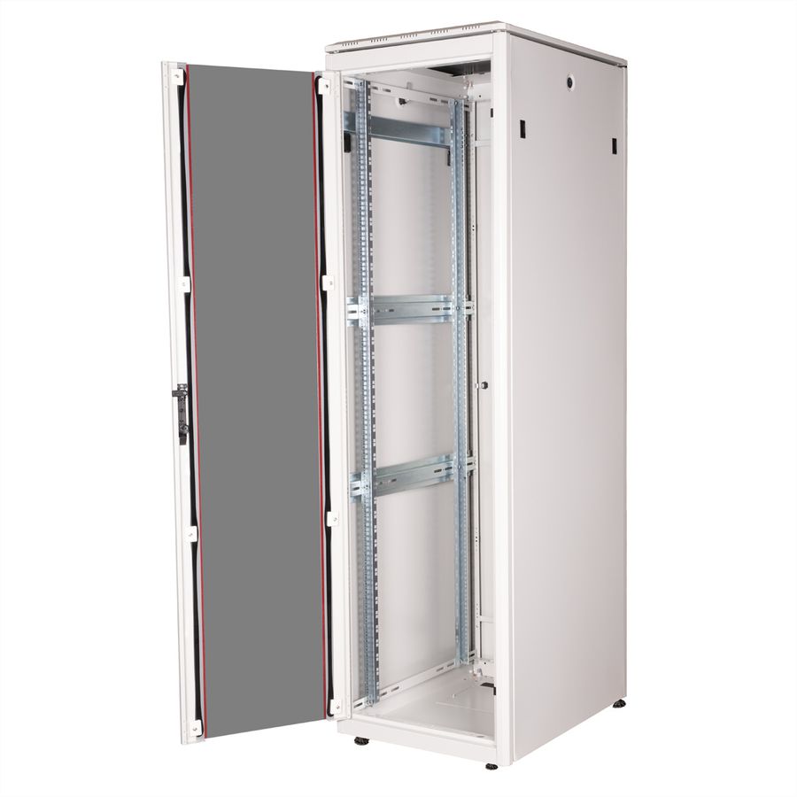 ROLINE 19-Zoll Netzwerkschrank Pro 42 HE, 600x800 BxT Glastür grau
