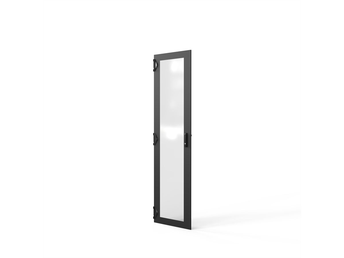 SCHROFF Porte verre 2000H 600L IP20 fermeture 1 point