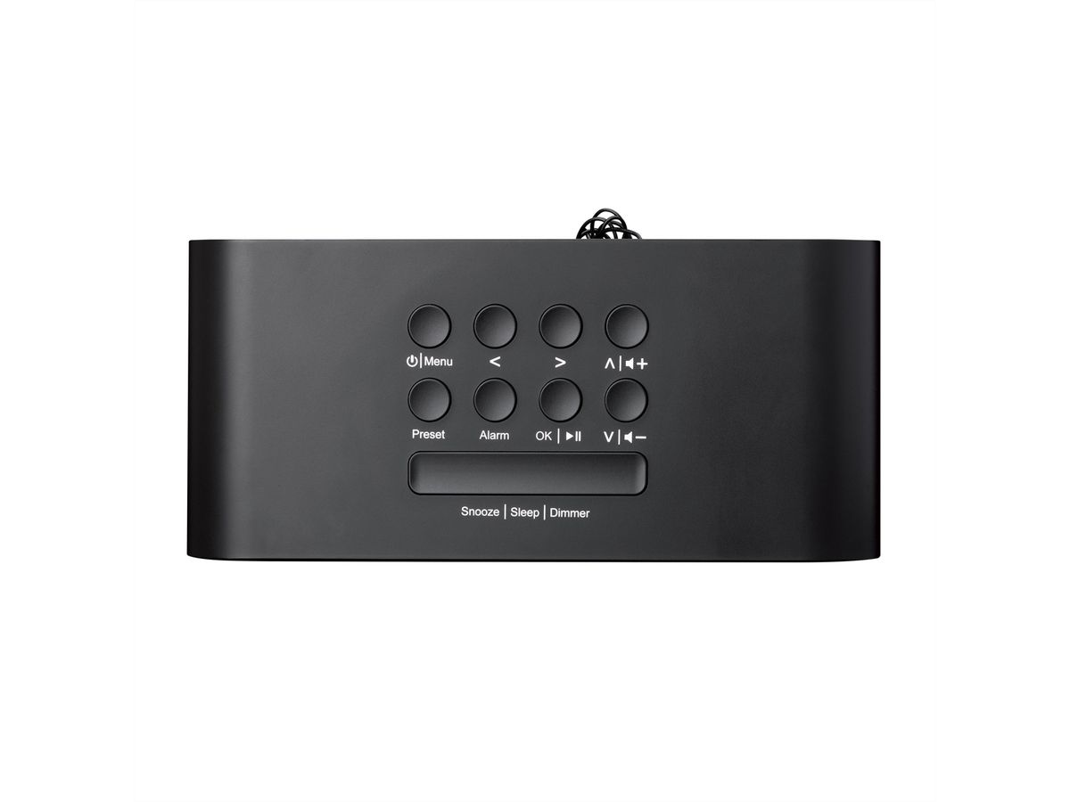 Lenco Internetradio DAB+ DIR-121BK, Color Display 2,4", WLAN