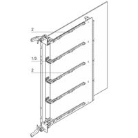 SCHROFF Kartenführung/Streben für AdvancedMC-Mid-size-Module - FUEHRG.SCHIENEN AMC MS 10STK