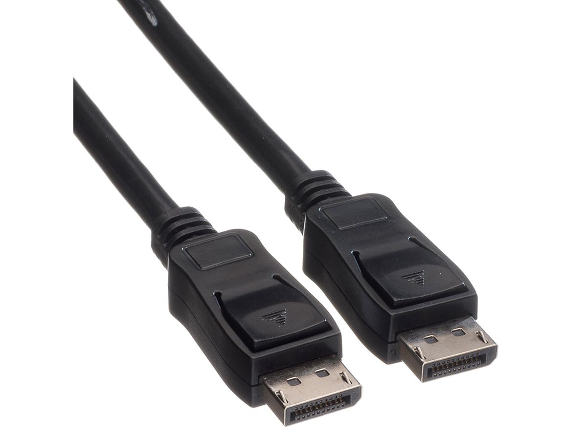 VALUE DisplayPort Kabel, DP ST - ST, schwarz, 1,5 m