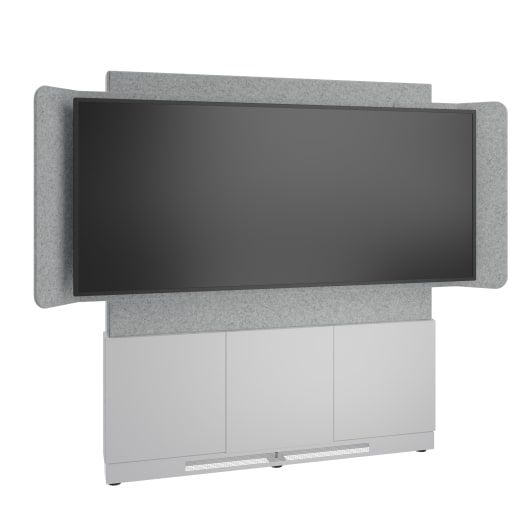 Middle Atlantic Products FM-DS-6675FW-KD8W TV-Halterung 2,06 m (81") Grau, Silber, Weiß