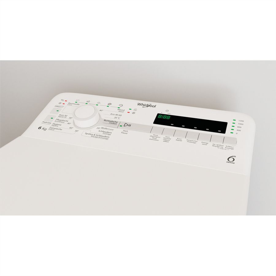 Bauknecht Lave-linge TDLR 612C CH N, Collecteur, C, blanc