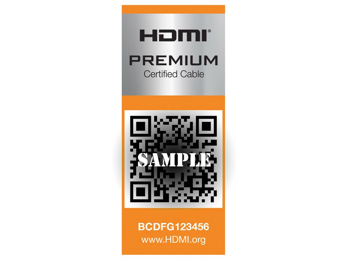 ROLINE 4K PREMIUM HDMI Ultra HD Kabel mit Ethernet, ST/ST, schwarz, 3 m
