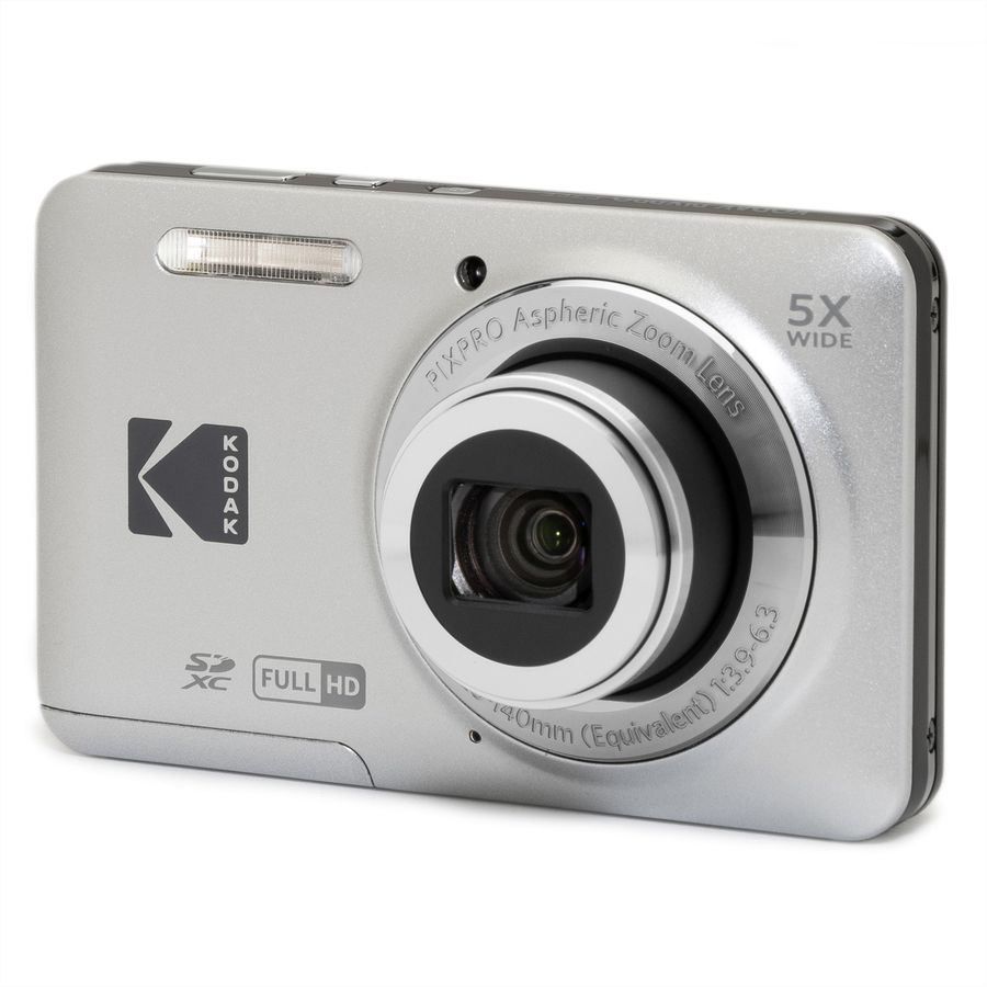 Appareil photo compact Kodak PixPro FZ55 argent, 16 MP, zoom 5x, Full HD