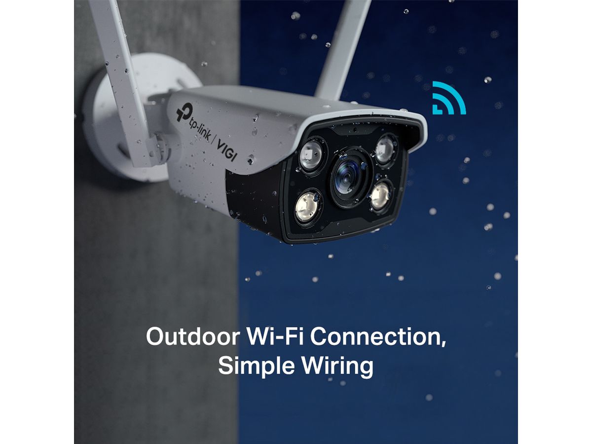 TP-Link VIGI C340-W(4mm) Bullet-Camera 4 MP, 80°, IR-LED 30m, WiFi