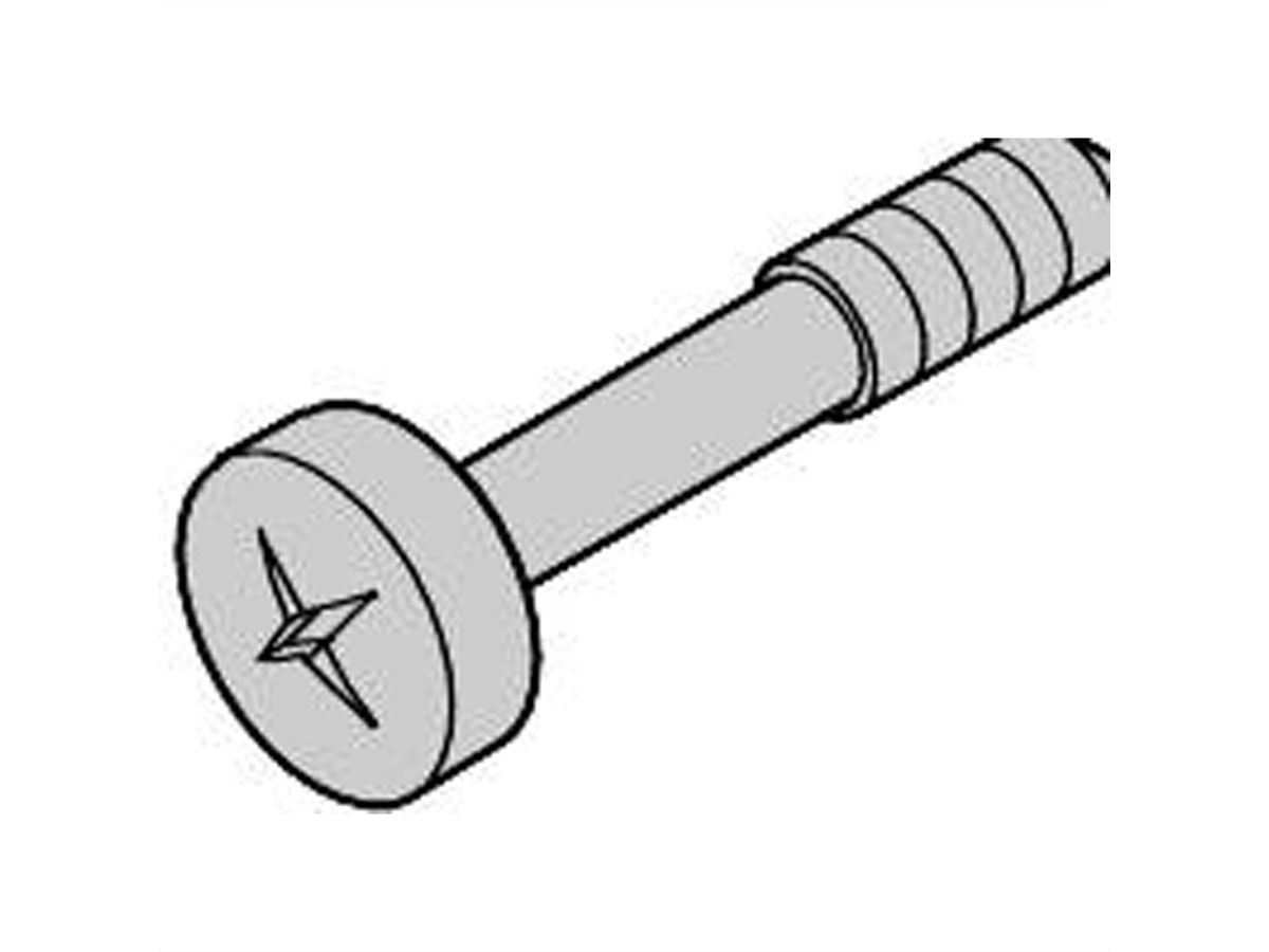 SCHROFF Vis à tête fraisée à empreinte cruciforme - NTS-SEKOSHR 2,5X5,3MM 100ST