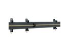 Hagor Menuboard CPS W3L 32-43" Menuboard Support mural pour 3 écrans, Adaptation pour barre de son