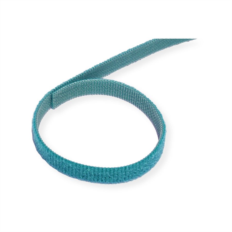 VELCRO® One Wrap® Band 10 mm breit, türkis, 25 m