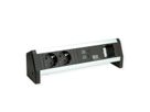 BACHMANN DESK 2x contact de protection USB A&C