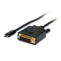 VALUE Câble adaptateur type C - DVI, M/M, 1 m