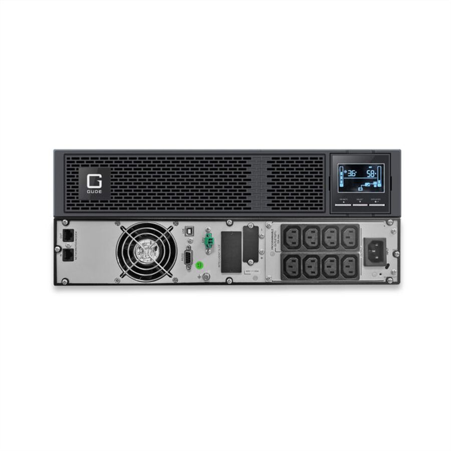 GUDE EPB 8810-1 USV 1000VA UPS Backup Tower/RM, schwarz