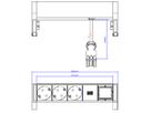 BACHMANN DESK2 3x contact de protection 1x ABD GST18, blanc