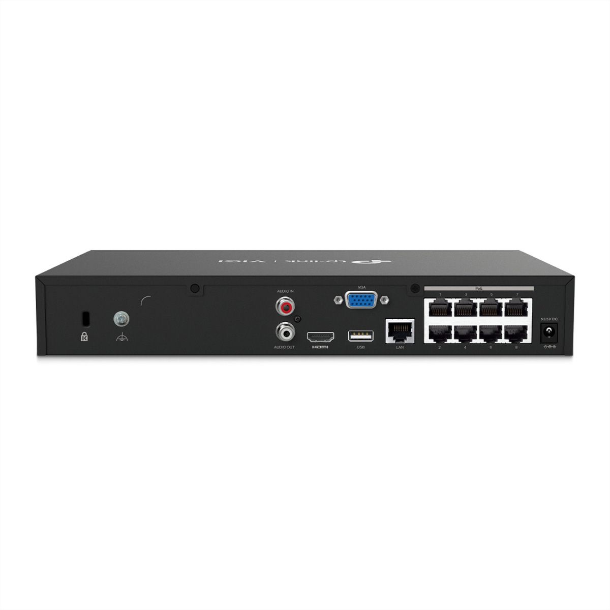 TP-Link NVR1008H-8MP NVR Enregistreur vidéo en réseau 8-CH, 8x PoE