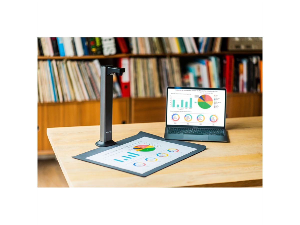 IRIScan Desk 7 Pro A3 Dokumentenscanner, Mobiler Desktop-Kamerascanner