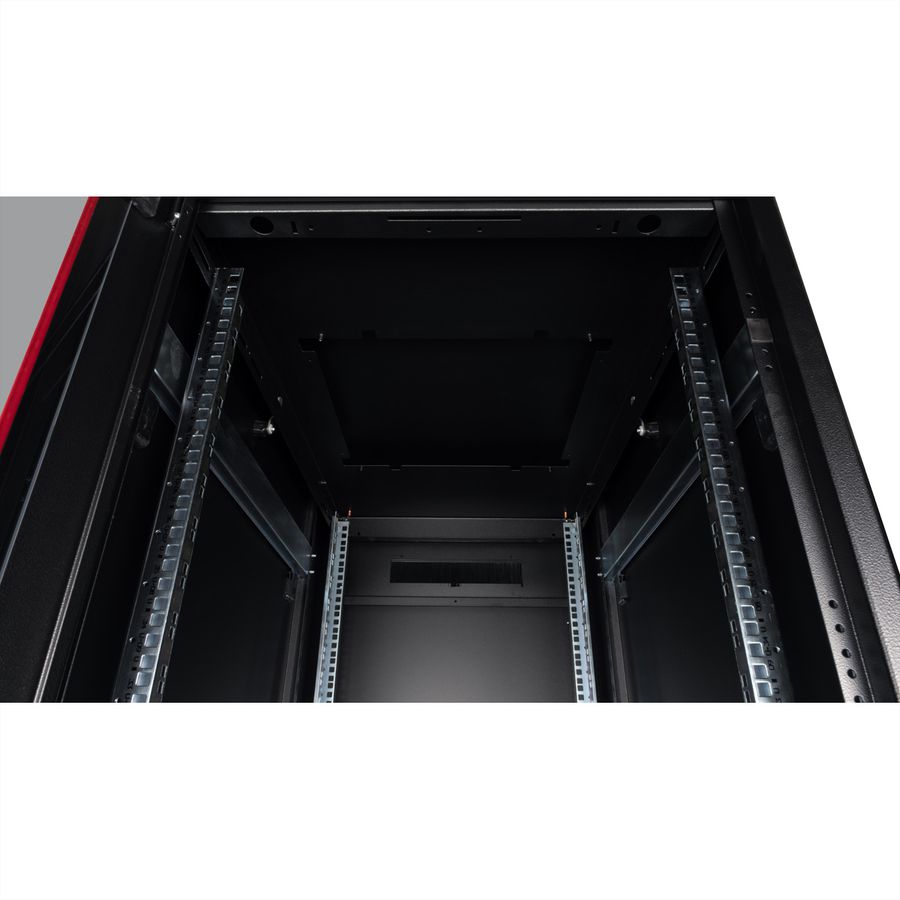 ROLINE 19-Zoll Netzwerkschrank Pro 42 HE, 600x1000 BxT Glastür schwarz