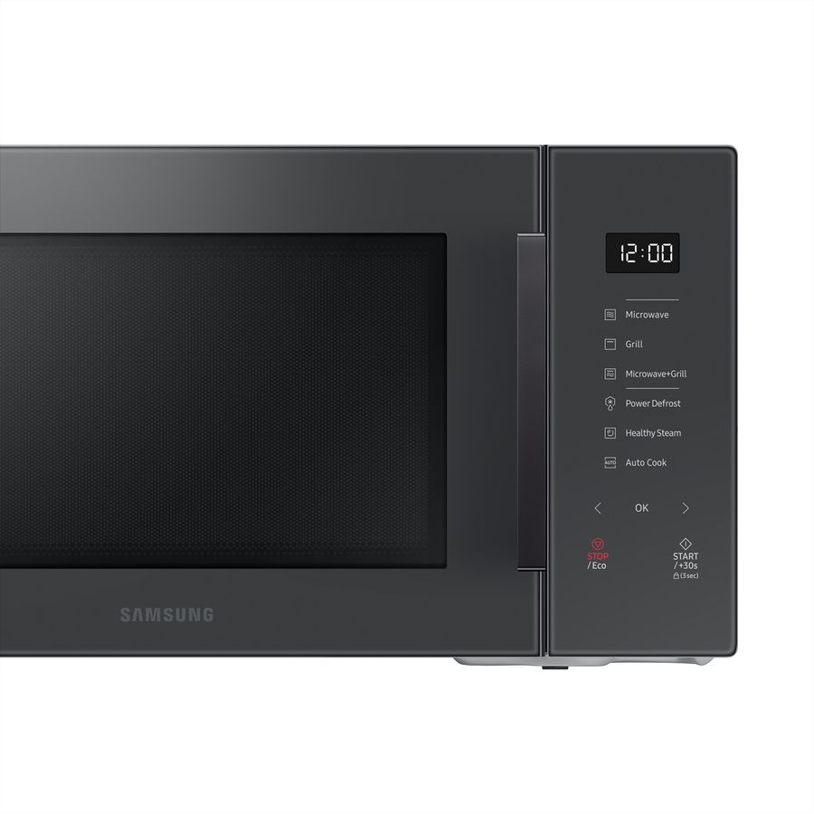 Micro-ondes Samsung avec grill, Bespoke, Clean Charcoal, 30l, MG30T5068UC