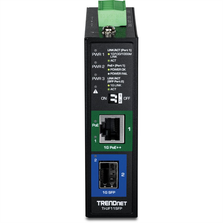 TRENDnet TI-UF11SFP Eingebaut 1000Mbit/s Schwarz Netzwerk Medienkonverter
