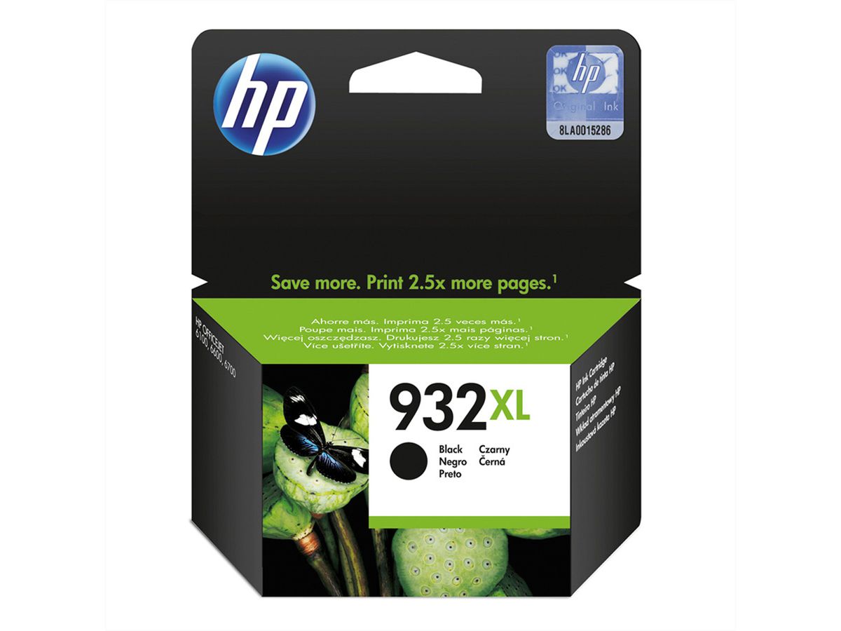 HP 932XL - CN053AE Cartouche noire 1.000 pages pour OfficeJet 6600 / 6700