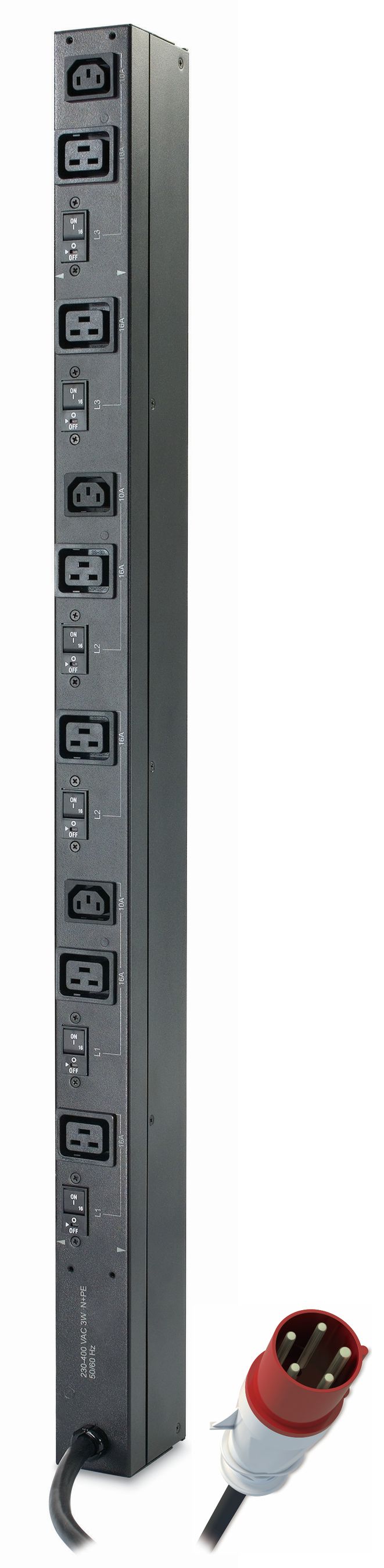 APC Rack PDU Basic Zero U unité de distribution d'énergie 9 sortie(s) CA 0U Noir