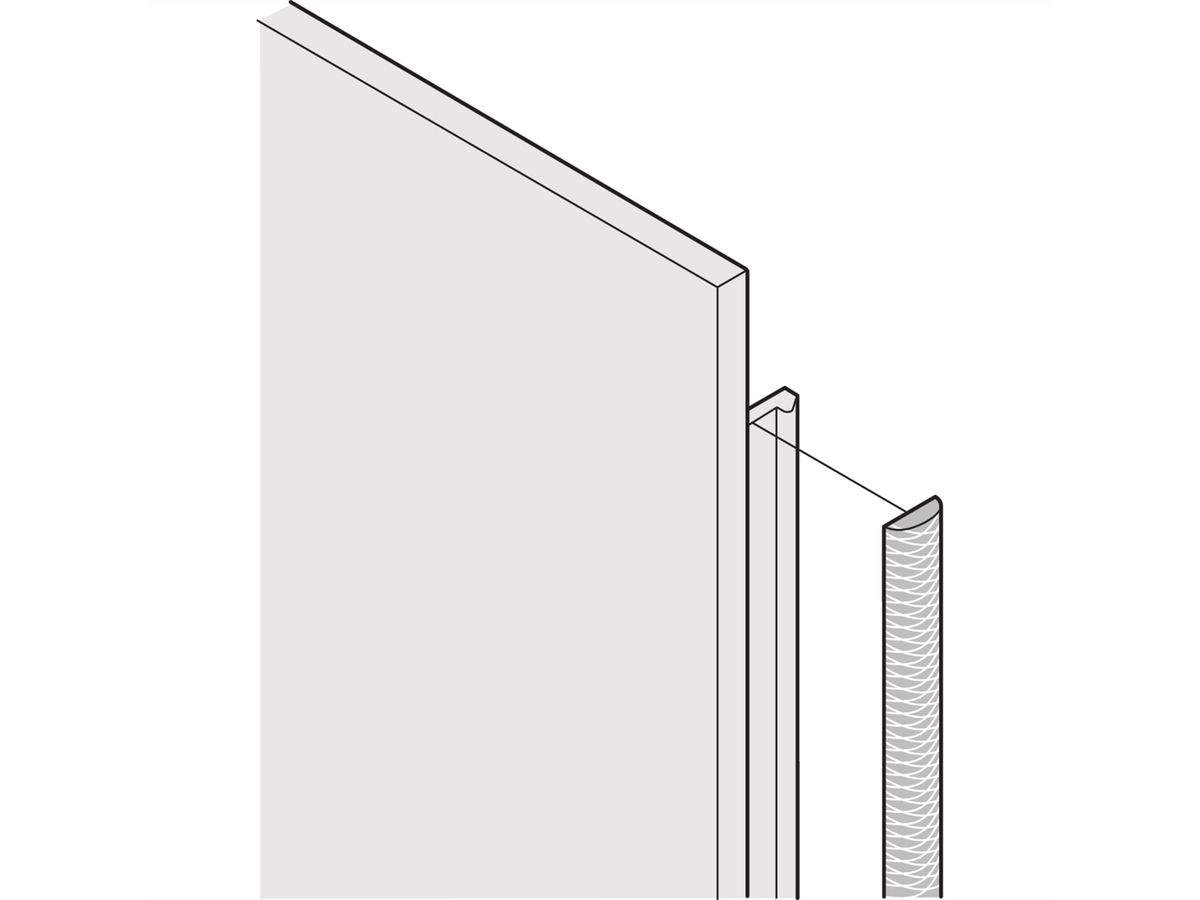 Panneau arrière SCHROFF pour RatiopacPRO/PropacPRO, perforé, blindage rétrofit, textile, 5 U, 28 CV