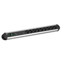 BACHMANN PRIMO 9xCEE7/3 1xGVS-Plus 1xinterrupteur 2,0m CEE7/7