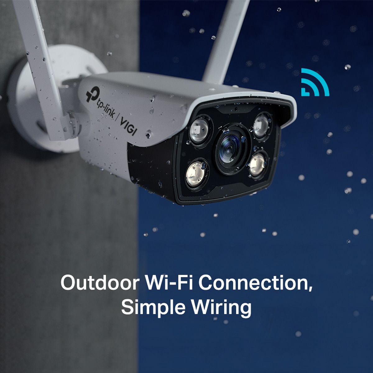 TP-Link VIGI C340-W(4mm) Bullet-Camera 4 MP, 80°, IR-LED 30m, WiFi