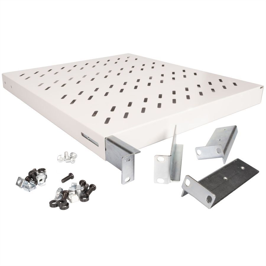 ROLINE 19" Etagère 1U, 500P 50 kg gris