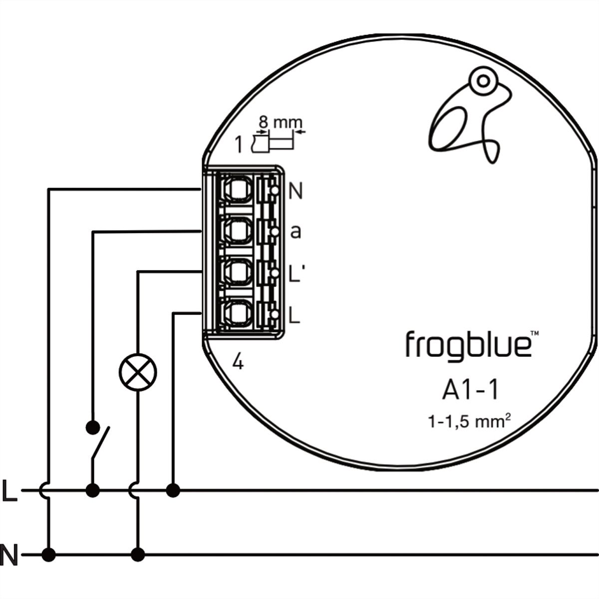 frogblue frogAct1-1, 1-Kanal Aktor