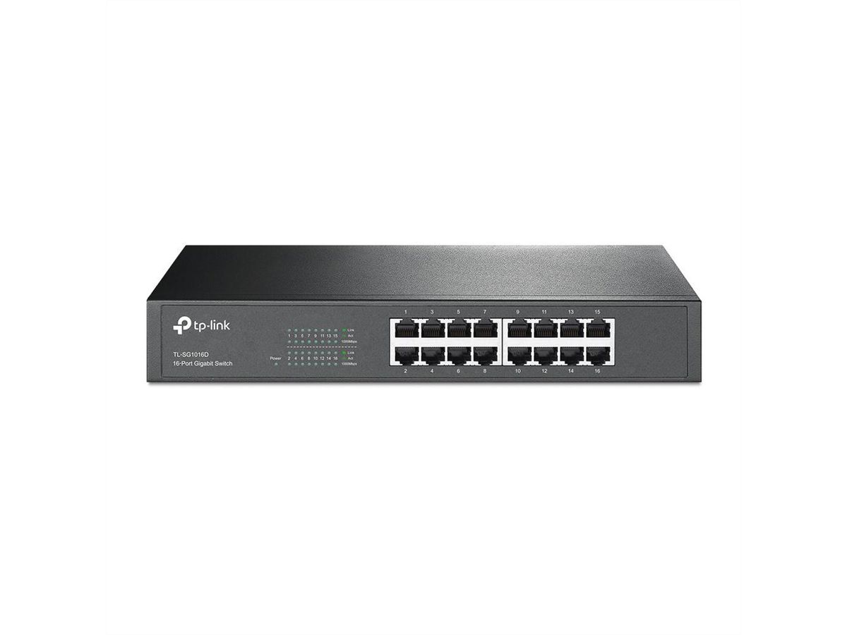 TP-Link TL-SG1016D Switch , 16x Gigabit RJ45