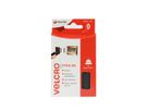 VELCRO® Bande 20mmx1m noir, crochets & velours autocollants