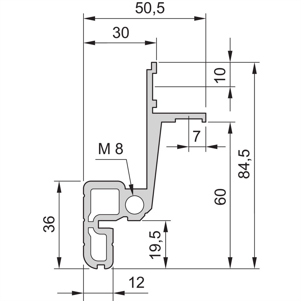 Cadre d'armoire Novastar SCHROFF, Slim-Line, 34 U 553W 1000D