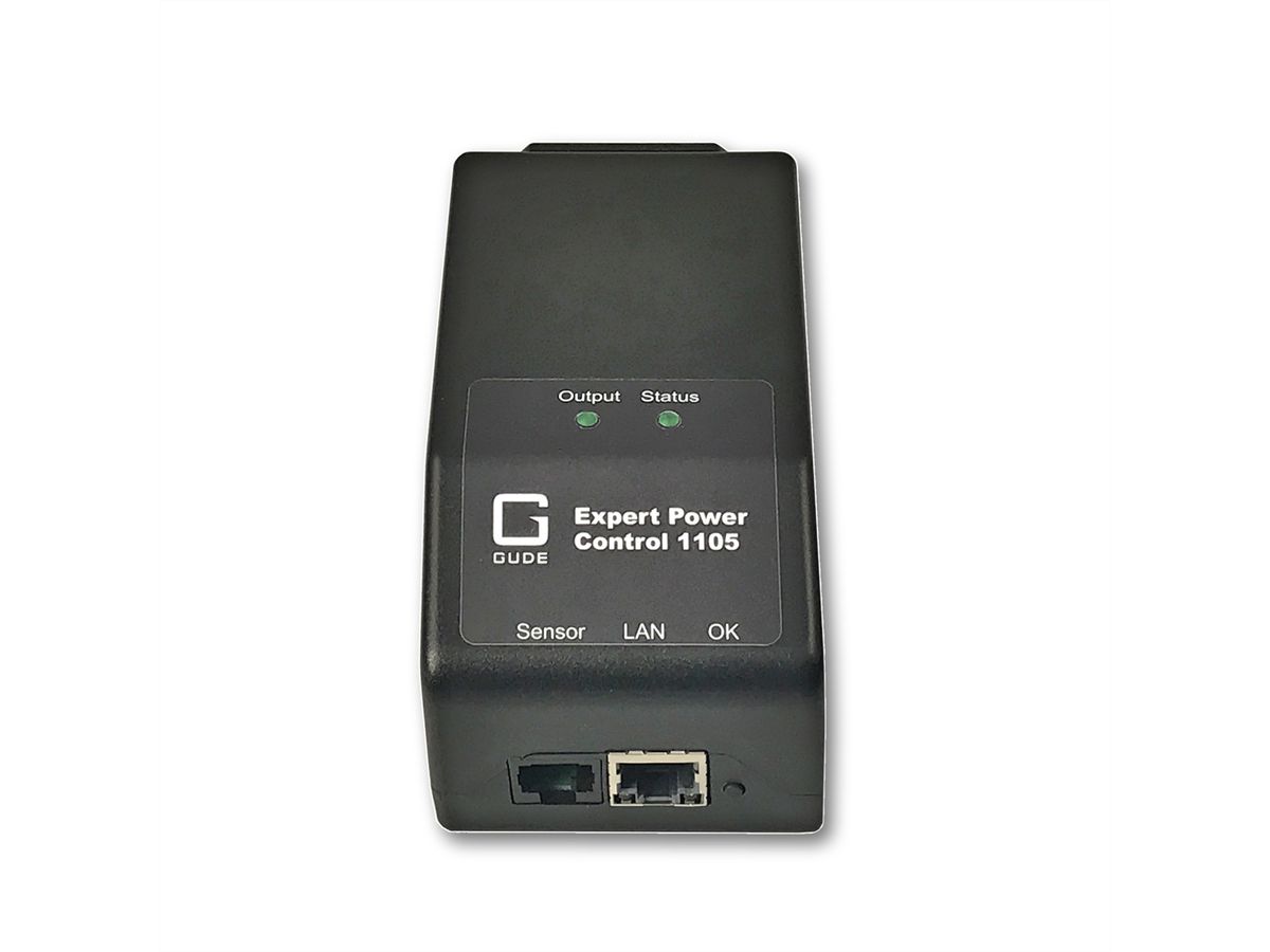 GUDE 11052 EPC NET IP-Fernschaltsteckdose, IEC-Anschluss, Sensorport, Messung