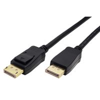 ROLINE GREEN Câble DisplayPort v2.0, 10K@60Hz, 54Gbit/s, UHBR13.5, DP M-M, noir, 2 m