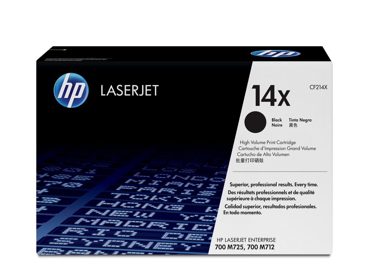 HP 14X cartouche authentique de toner LaserJet noir grande capacité