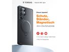 Torras Ostand 360° Schutzhülle, Galaxy S25 Ultra, MagSafe, schwarz