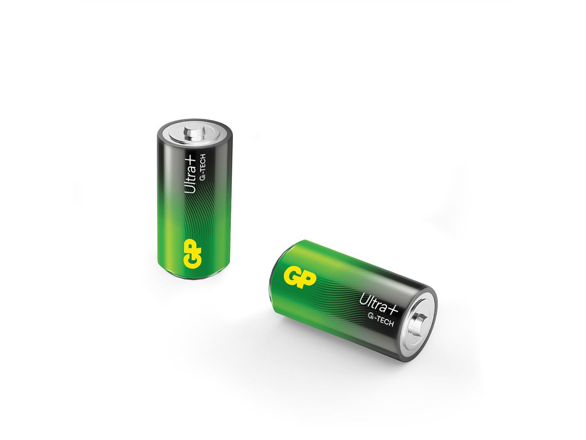 GP Batteries Ultra+ Alkaline C 2x