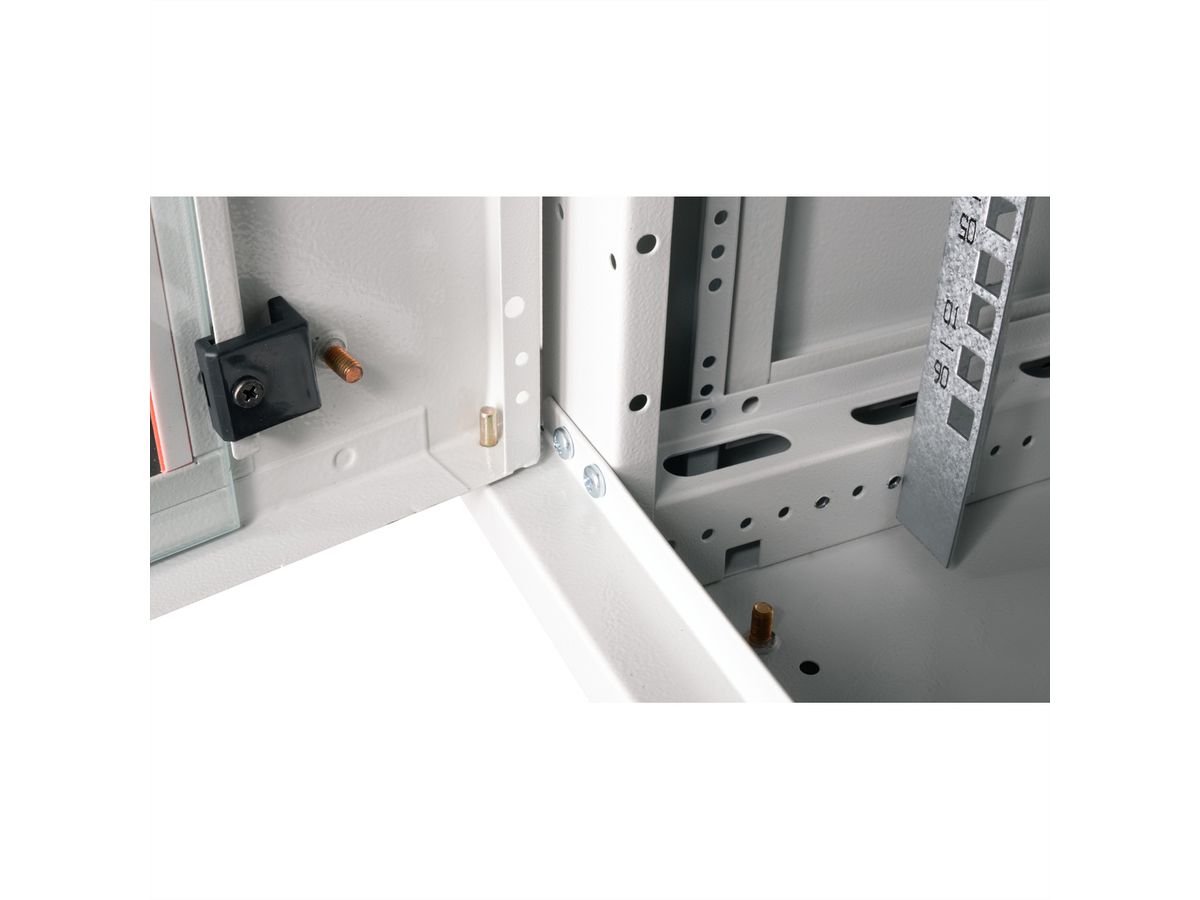 ROLINE 19-Zoll Wandgehäuse Basic Plus 6HE, 600x600 BxT grau