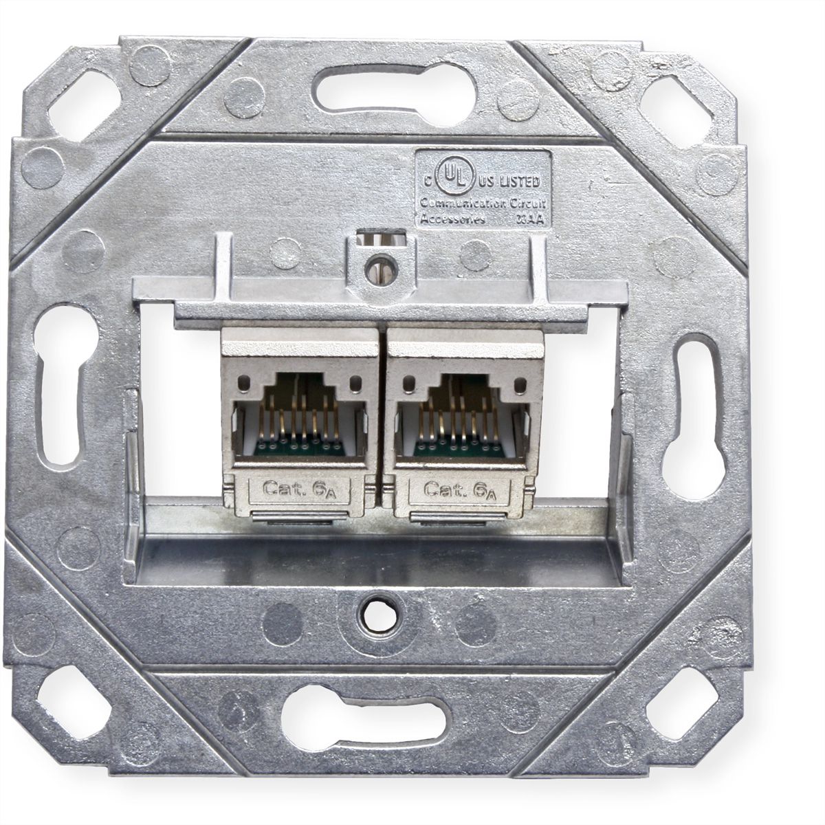 BTR Prise encastrable BC module 2 ports E-DAT, Cat.6 (Classe E)