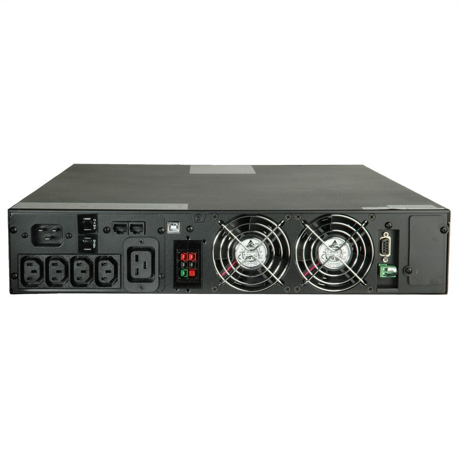 ROLINE ProSecure III 2000 RM2HE - Online USV, 19-Zoll Rackversion, schwarz