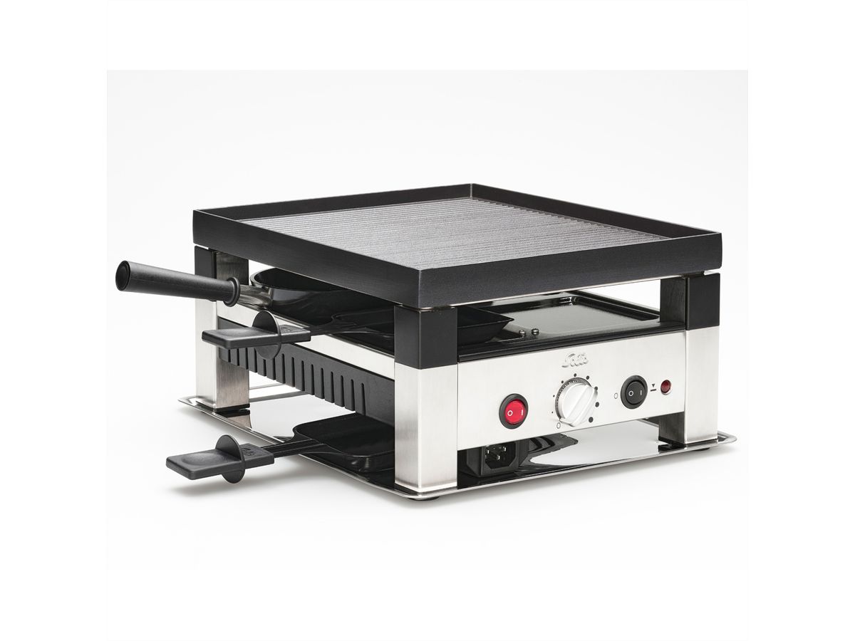 Solis 4 in 1 Raclette & Pizza Grill für 4 Personen