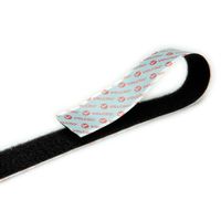 VELCRO® Ruban à laine L: 25m/l:25mm, noir