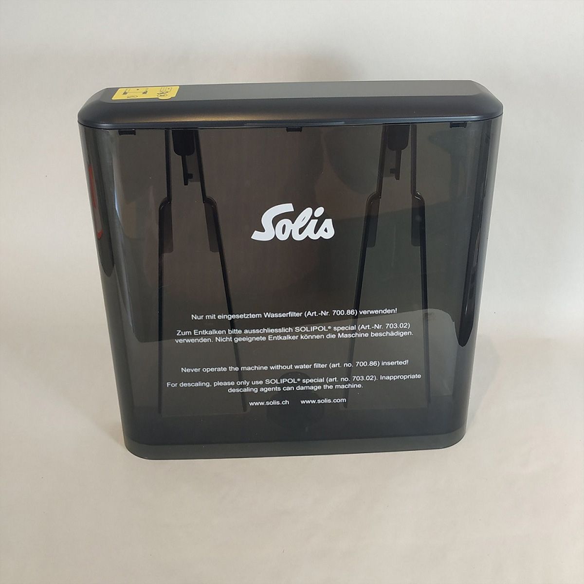 Wasserbehälter 2.5 lt mit Deckel schwarz zu Typ 1018