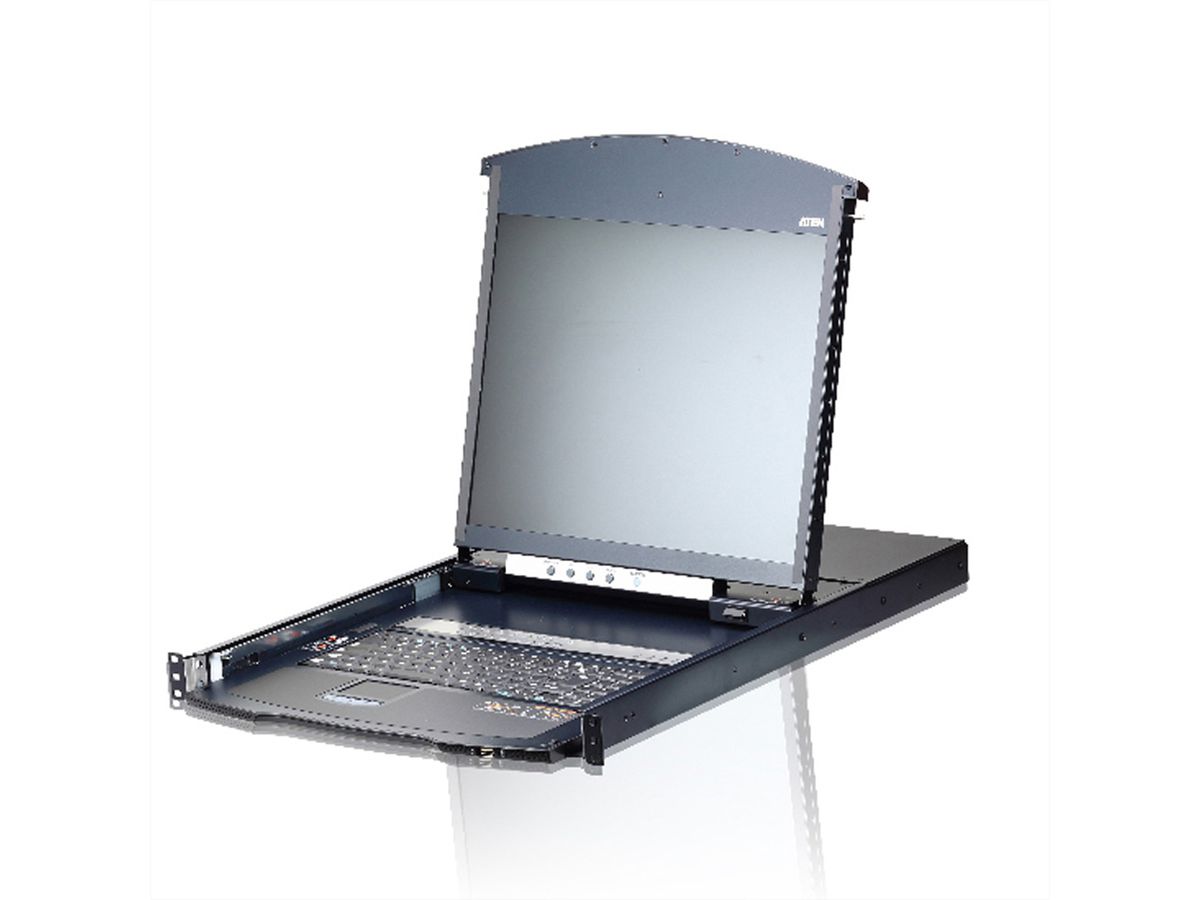 ATEN KL1116VN 48cm LCD IP-KVM 16-Port, CH-Layout