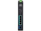 TRENDnet TI-PGM541 5 Port Rail Switch Industrial Gigabit PoE+, schwarz