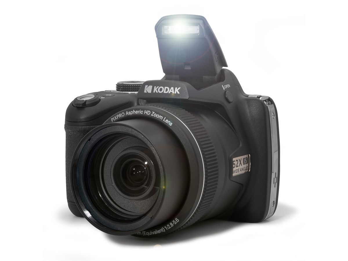 Kodak Bridgekamera AZ528 schwarz, 52x opt. Zoom, 16Mp, 3"LCD, 24mm Ww 6fps